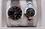 Replica Rado Jubile Tungsten Quartz Watches Two Tone Black Face